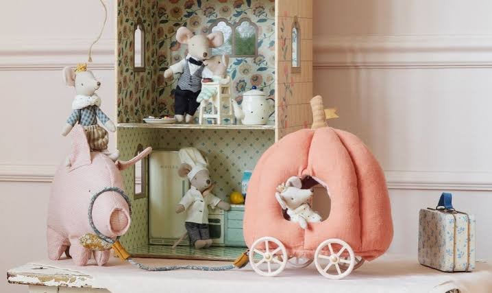 MAILEG | PUMPKIN CARRIAGE MOUSE *PRE - ORDER* by MAILEG - The Playful Collective