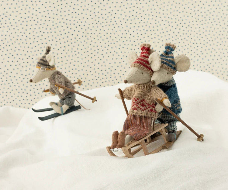 MAILEG | SLED MOUSE by MAILEG - The Playful Collective