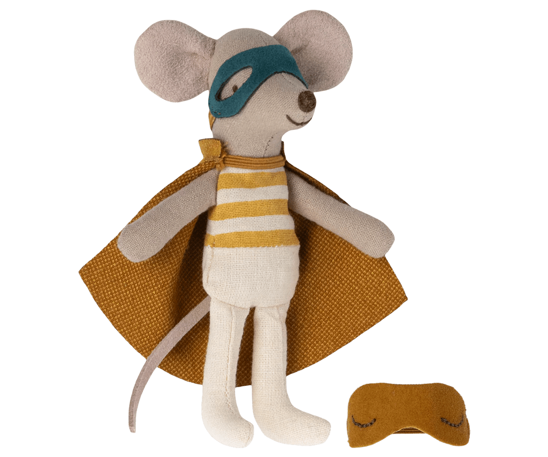 MAILEG | SUPER HERO LITTLE BROTHER MOUSE IN MATCHBOX by MAILEG - The Playful Collective