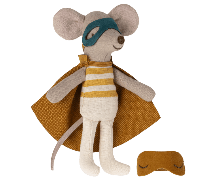 MAILEG | SUPER HERO LITTLE BROTHER MOUSE IN MATCHBOX by MAILEG - The Playful Collective