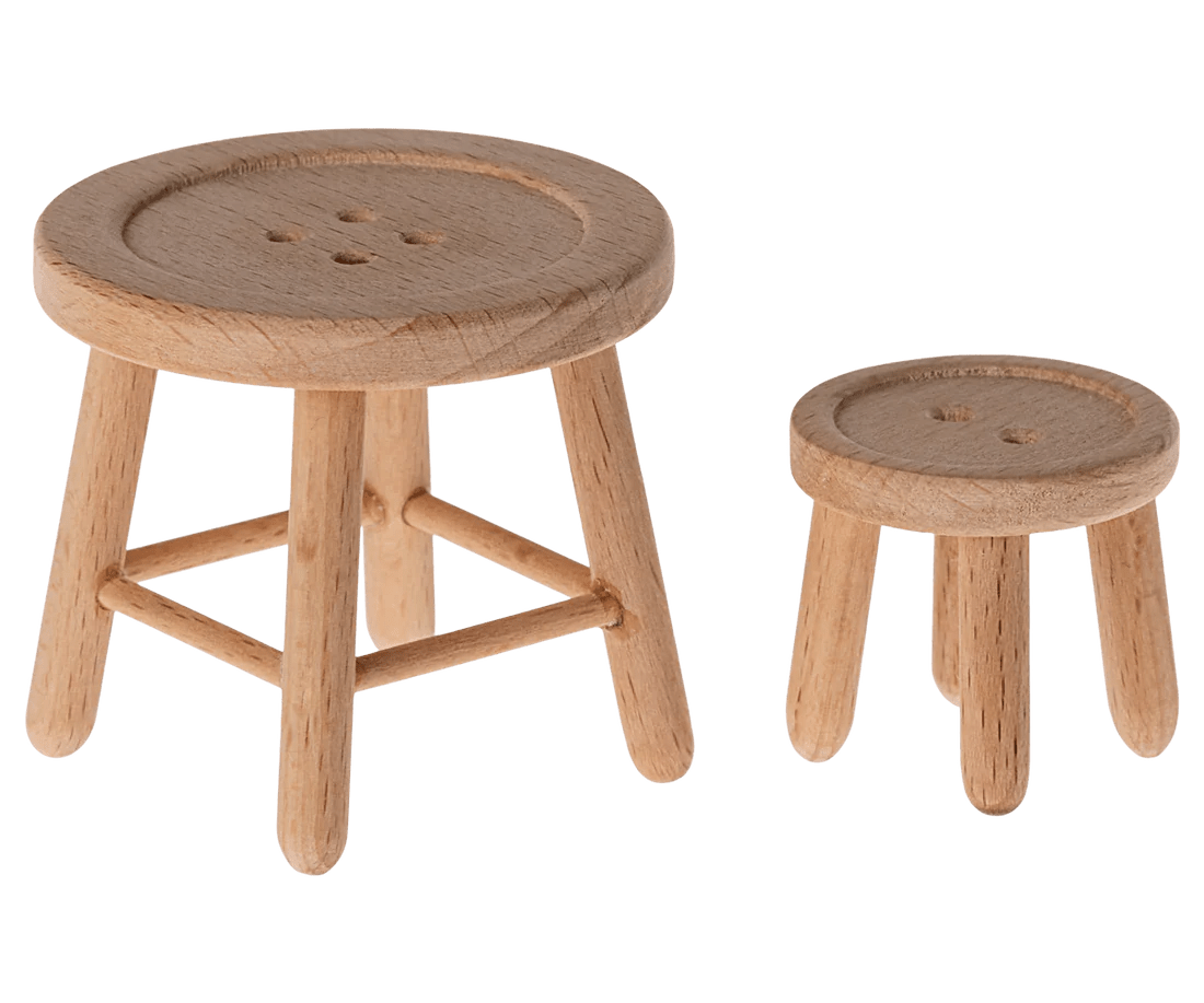 MAILEG | TABLE AND STOOL SET MOUSE by MAILEG - The Playful Collective