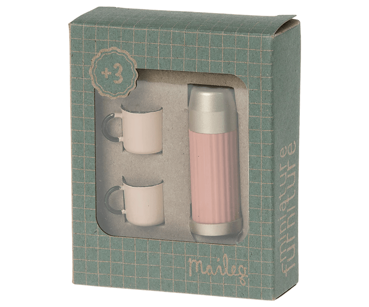 MAILEG | THERMOS AND CUPS CORAL by MAILEG - The Playful Collective