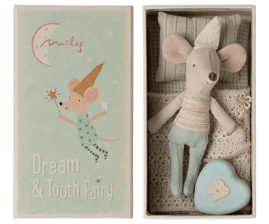 MAILEG | TOOTH FAIRY MOUSE LITTLE BROTHER IN MATCHBOX by MAILEG - The Playful Collective