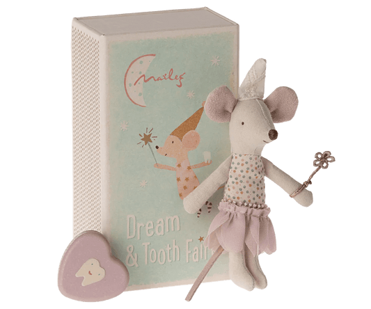 MAILEG | TOOTH FAIRY MOUSE LITTLE SISTER IN MATCHBOX by MAILEG - The Playful Collective