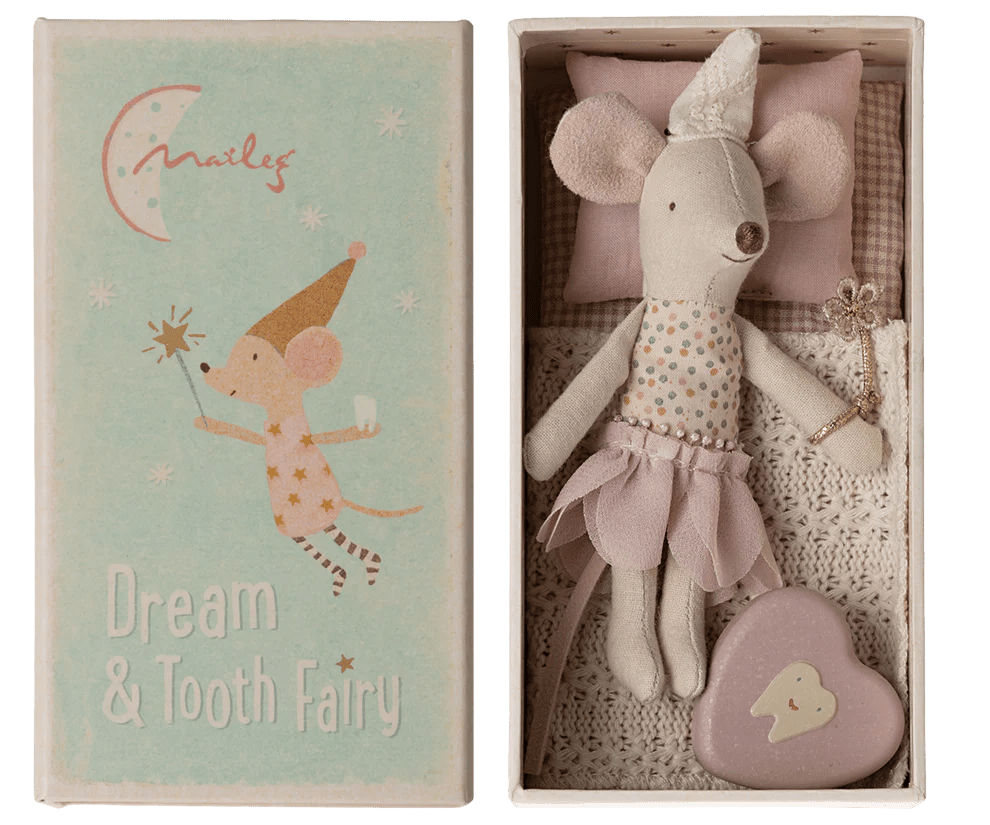 MAILEG | TOOTH FAIRY MOUSE LITTLE SISTER IN MATCHBOX by MAILEG - The Playful Collective