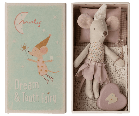 MAILEG | TOOTH FAIRY MOUSE LITTLE SISTER IN MATCHBOX by MAILEG - The Playful Collective