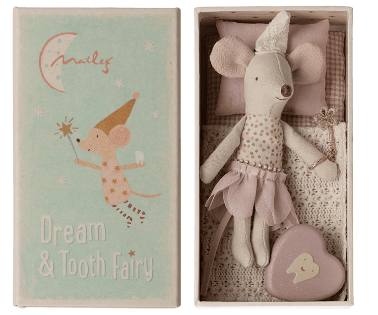 MAILEG | TOOTH FAIRY MOUSE LITTLE SISTER IN MATCHBOX by MAILEG - The Playful Collective