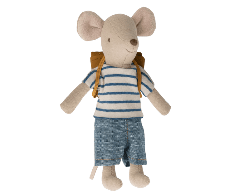 MAILEG | TRICYCLE MOUSE BIG BROTHER WITH BAG by MAILEG - The Playful Collective