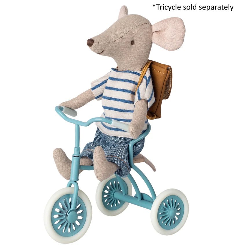 MAILEG | TRICYCLE MOUSE BIG BROTHER WITH BAG by MAILEG - The Playful Collective