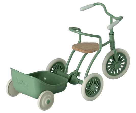 MAILEG | TRICYCLE TRAILER MOUSE GREEN by MAILEG - The Playful Collective