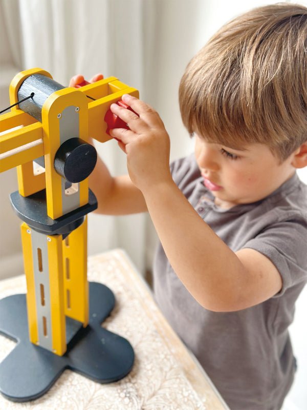 MENTARI | BIG YELLOW CRANE & BACKHOE BUNDLE by MENTARI - The Playful Collective