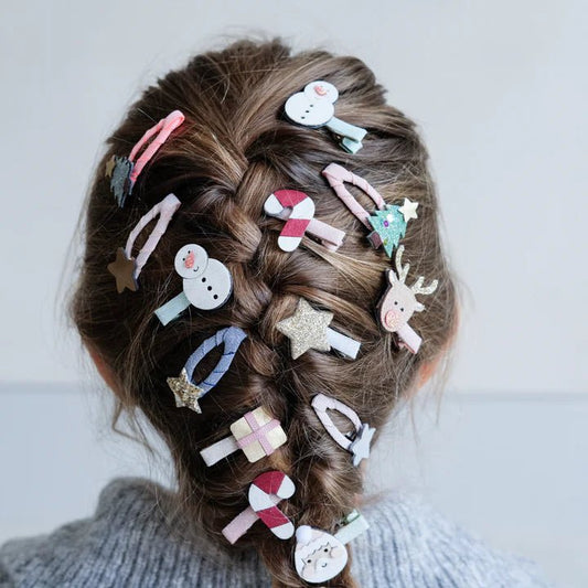 MIMI & LULA | CHRISTMAS SANA MINI HAIR CLIPS by MIMI & LULA - The Playful Collective