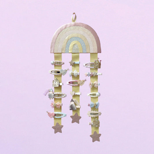 MIMI & LULA | PINK RAINBOW HAIR ACCESSORY WALL HANGER by MIMI & LULA - The Playful Collective