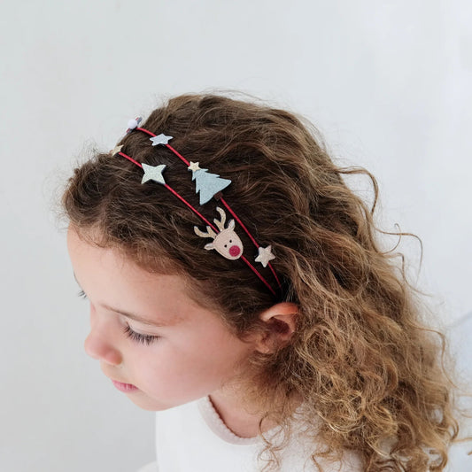 MIMI & LULA | SANTA & RUDOLPH DOUBLE ALICE HEADBAND by MIMI & LULA - The Playful Collective