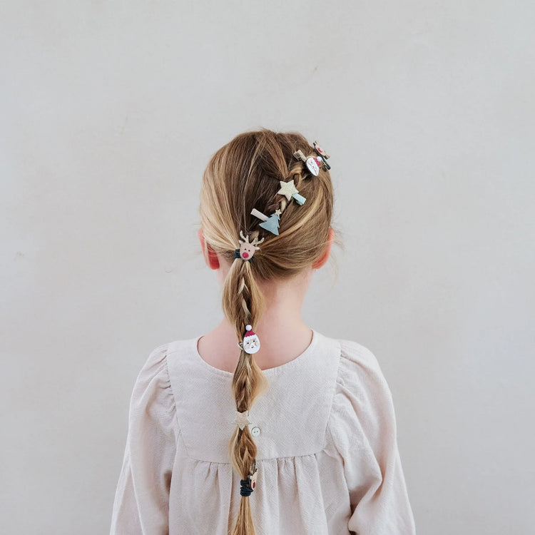 MIMI & LULA | SANTA & RUDOLPH MINI HAIR CLIPS by MIMI & LULA - The Playful Collective