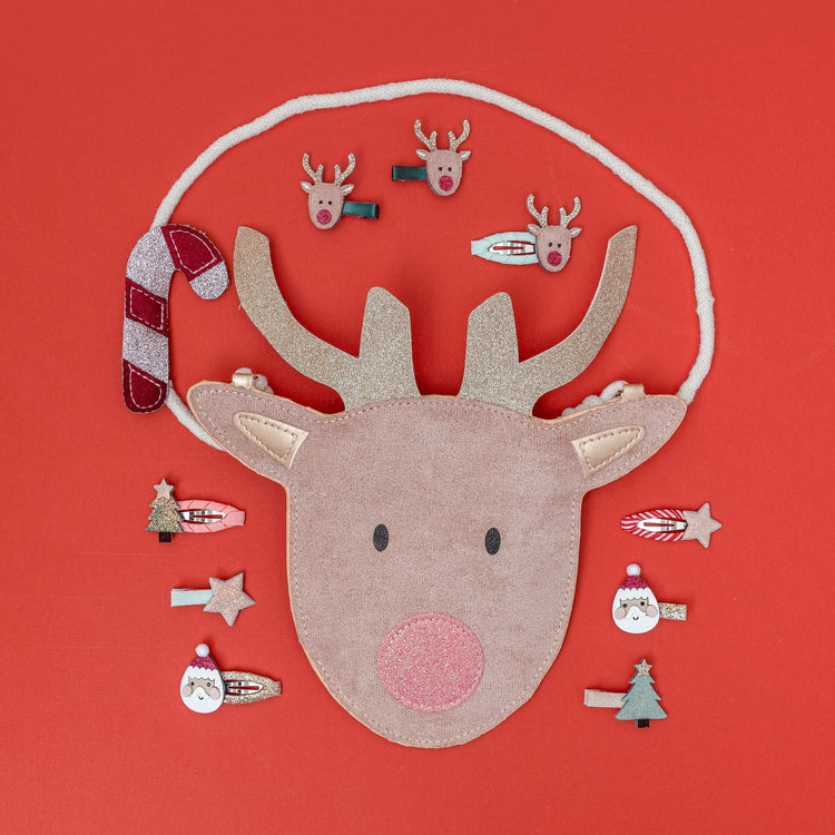 MIMI & LULA | SANTA & RUDOLPH MINI HAIR CLIPS by MIMI & LULA - The Playful Collective