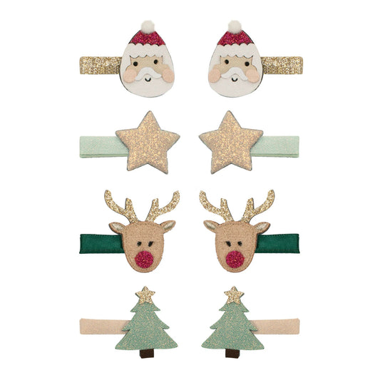MIMI & LULA | SANTA & RUDOLPH MINI HAIR CLIPS by MIMI & LULA - The Playful Collective