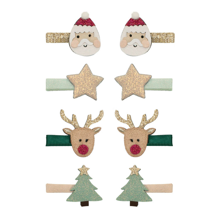 MIMI & LULA | SANTA & RUDOLPH MINI HAIR CLIPS by MIMI & LULA - The Playful Collective