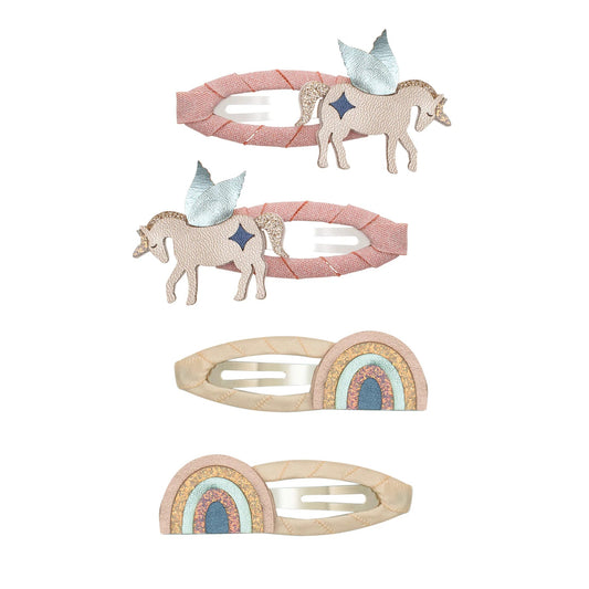 MIMI & LULA | WINGED UNICORN HAIR CLIPS - PINK MULTI by MIMI & LULA - The Playful Collective