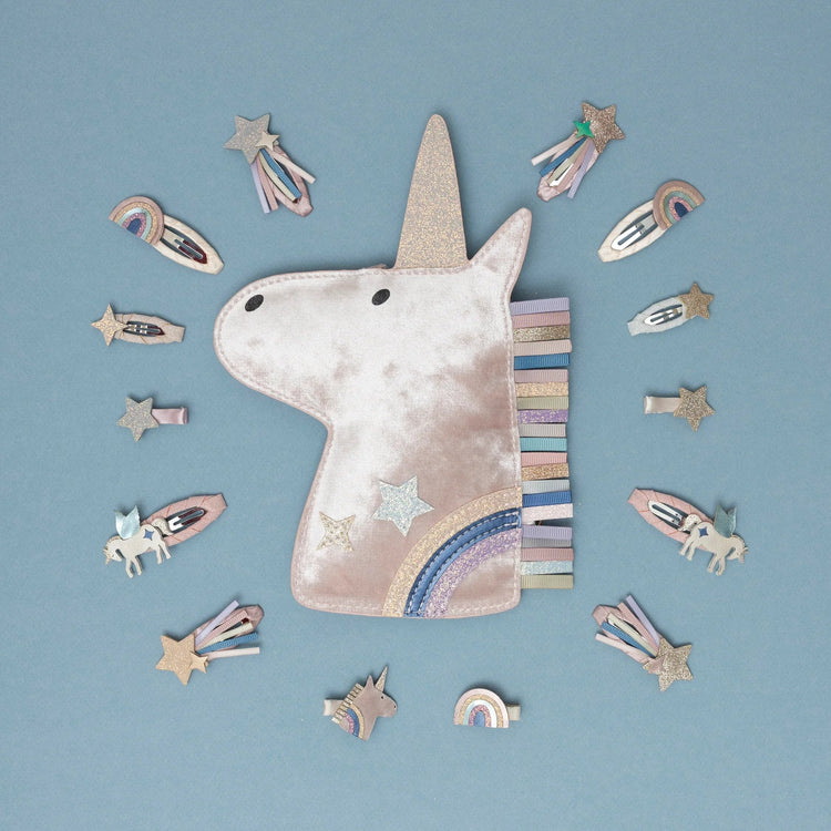 MIMI & LULA | WINGED UNICORN HAIR CLIPS - PINK MULTI by MIMI & LULA - The Playful Collective