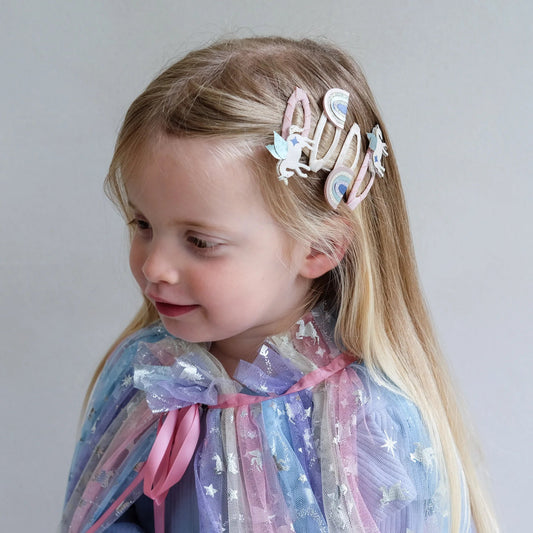 MIMI & LULA | WINGED UNICORN HAIR CLIPS - PINK MULTI by MIMI & LULA - The Playful Collective