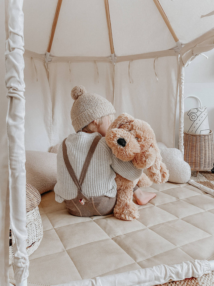 MINDFUL & CO KIDS | CHARLIE THE WEIGHTED PUPPY DOG (FOR KIDS ANXIETY & SLEEP - SENSORY CALMING TOOL) by MINDFUL & CO KIDS - The Playful Collective