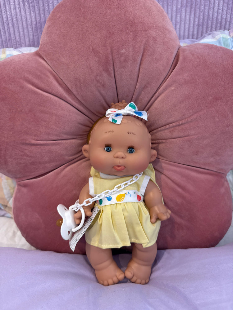 NINES D'ONIL | BABY DOLL PEPOTE ORIGINAL FUNTASTIC (26CM) Birthday Girl by NINES D'ONIL DOLLS - The Playful Collective