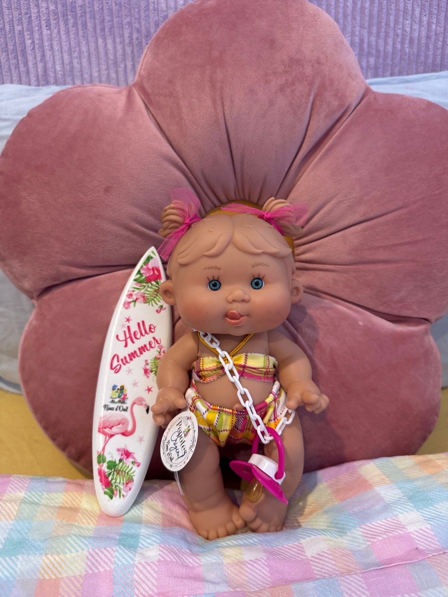 NINES D'ONIL | BABY DOLL PEPOTE SUMMER (26CM) Summer by NINES D'ONIL DOLLS - The Playful Collective