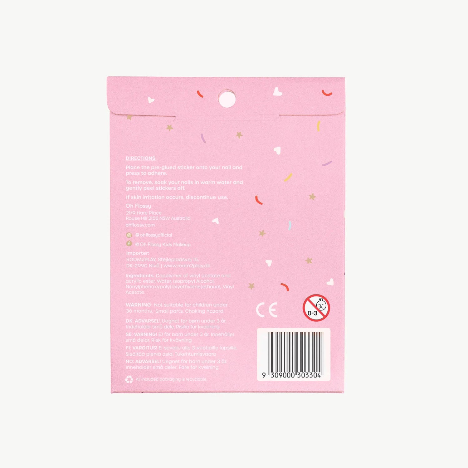 OH FLOSSY | NAIL STICKERS Ballet Sparkle by OH FLOSSY - The Playful Collective