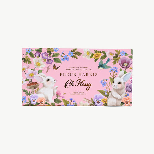 OH FLOSSY | OH FLOSSY X FLEUR HARRIS - GARDEN OF DREAMS DELUXE MAKEUP & GLITTER SET by OH FLOSSY - The Playful Collective