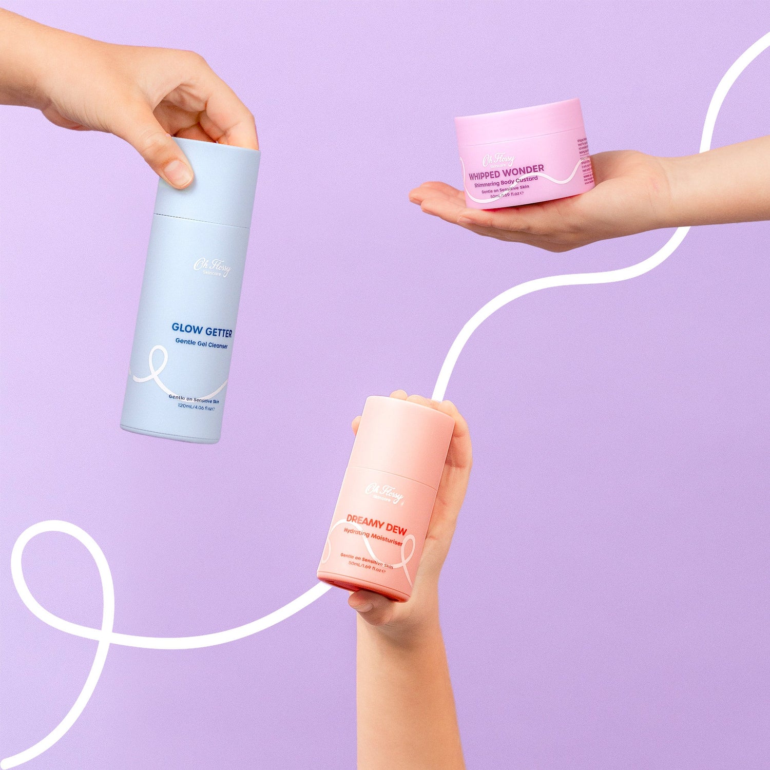 Oh Flossy Skincare Glowing Skin Essentials Kit by Oh Flossy The