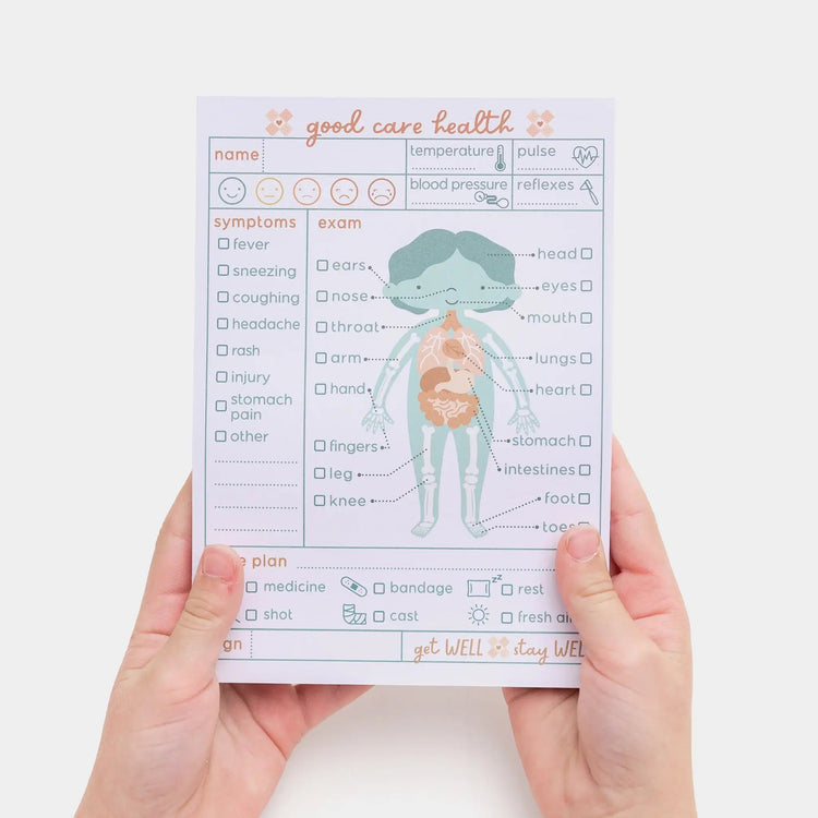 OH, LITTLE WREN | DOCTOR VISIT PRETEND PLAY NOTEPAD *PRE - ORDER* by OH, LITTLE WREN - The Playful Collective