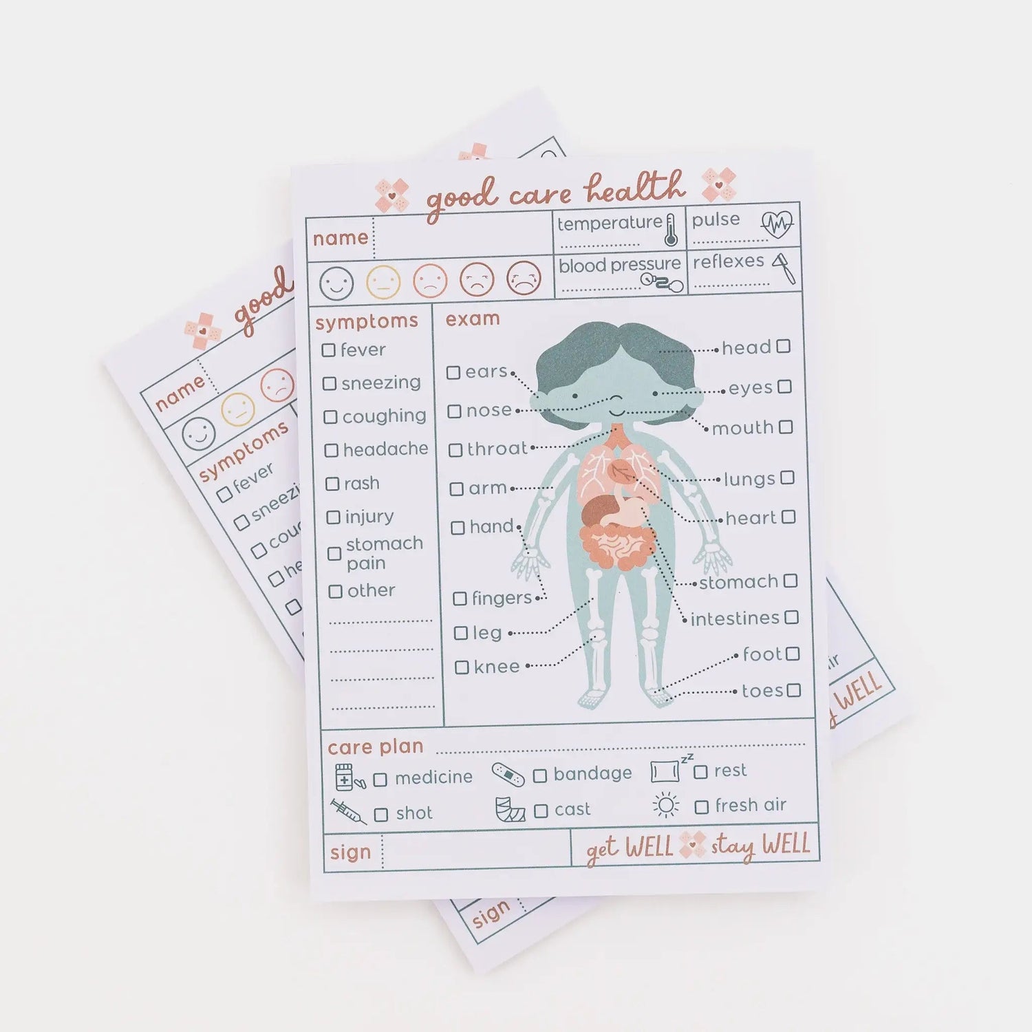 OH, LITTLE WREN | DOCTOR VISIT PRETEND PLAY NOTEPAD *PRE - ORDER* by OH, LITTLE WREN - The Playful Collective