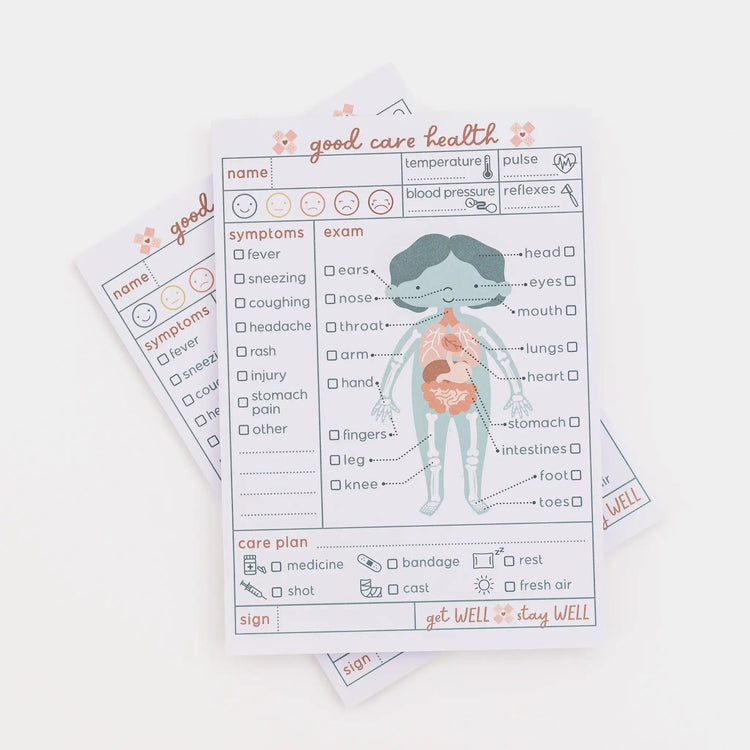 OH, LITTLE WREN | DOCTOR VISIT PRETEND PLAY NOTEPAD *PRE - ORDER* by OH, LITTLE WREN - The Playful Collective