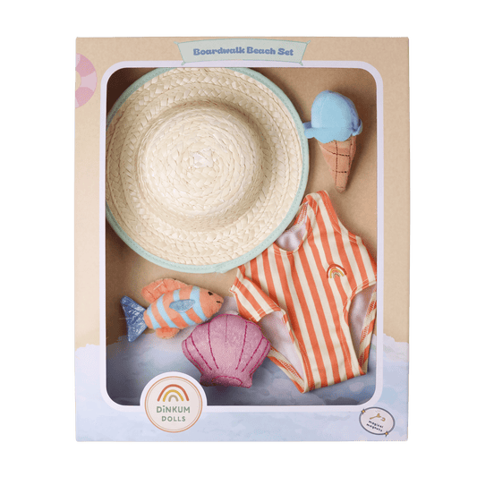 OLLI ELLA | DINKUM DOLL BOARDWALK BEACH OUTFIT SET by OLLI ELLA - The Playful Collective
