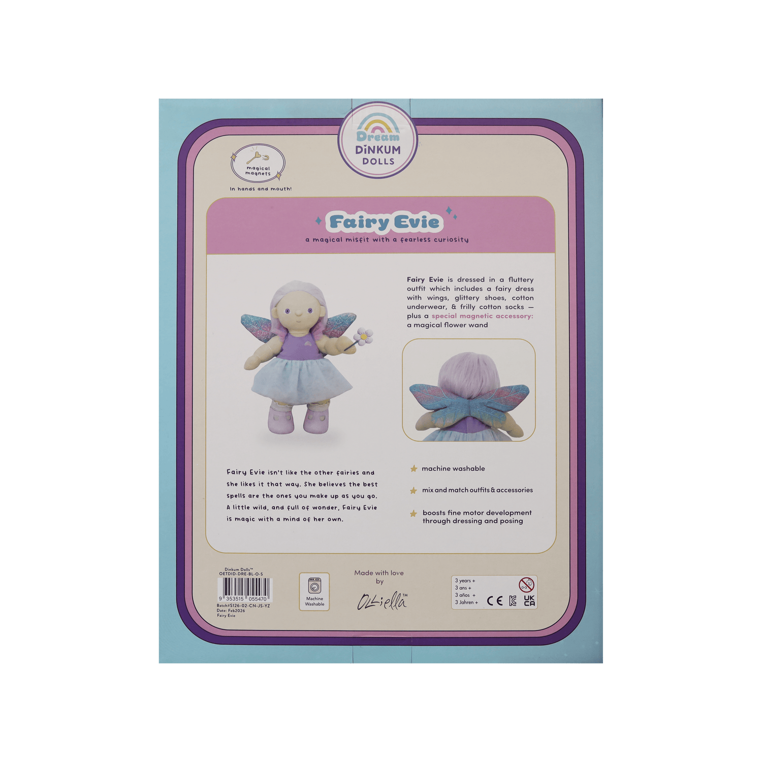 OLLI ELLA | DINKUM DOLL - FAIRY EVIE by OLLI ELLA - The Playful Collective