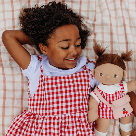 OLLI ELLA | DINKUM DOLLS CHERRY GINGHAM OUTFIT SET *PRE - ORDER* by OLLI ELLA - The Playful Collective