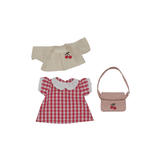 OLLI ELLA | DINKUM DOLLS CHERRY GINGHAM OUTFIT SET *PRE - ORDER* by OLLI ELLA - The Playful Collective