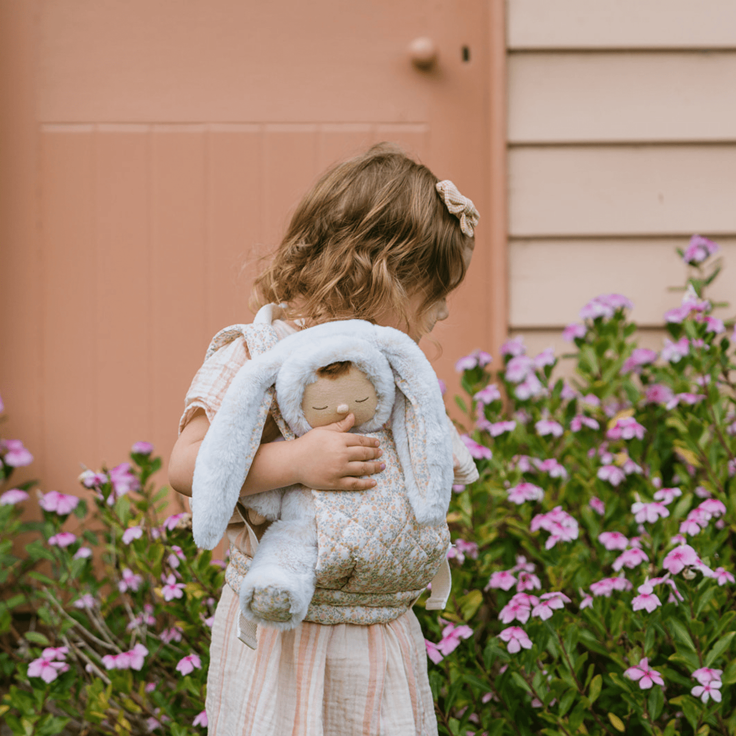 OLLI ELLA | DINKUM DOLLS QUILTED CARRIER - GARDEN FLORAL by OLLI ELLA - The Playful Collective