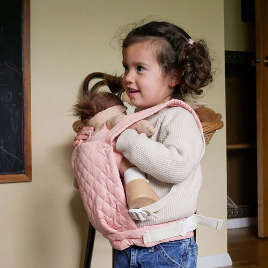 OLLI ELLA | DINKUM DOLLS QUILTED CARRIER - ROSE *PRE - ORDER* by OLLI ELLA - The Playful Collective
