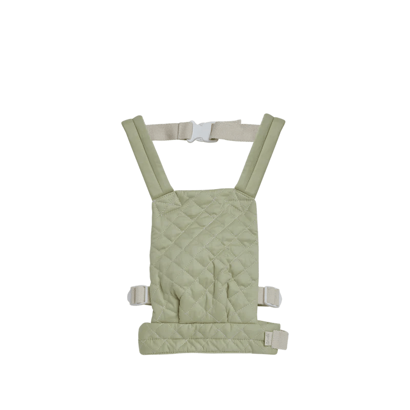 OLLI ELLA | DINKUM DOLLS QUILTED CARRIER - SAGE *PRE - ORDER* by OLLI ELLA - The Playful Collective