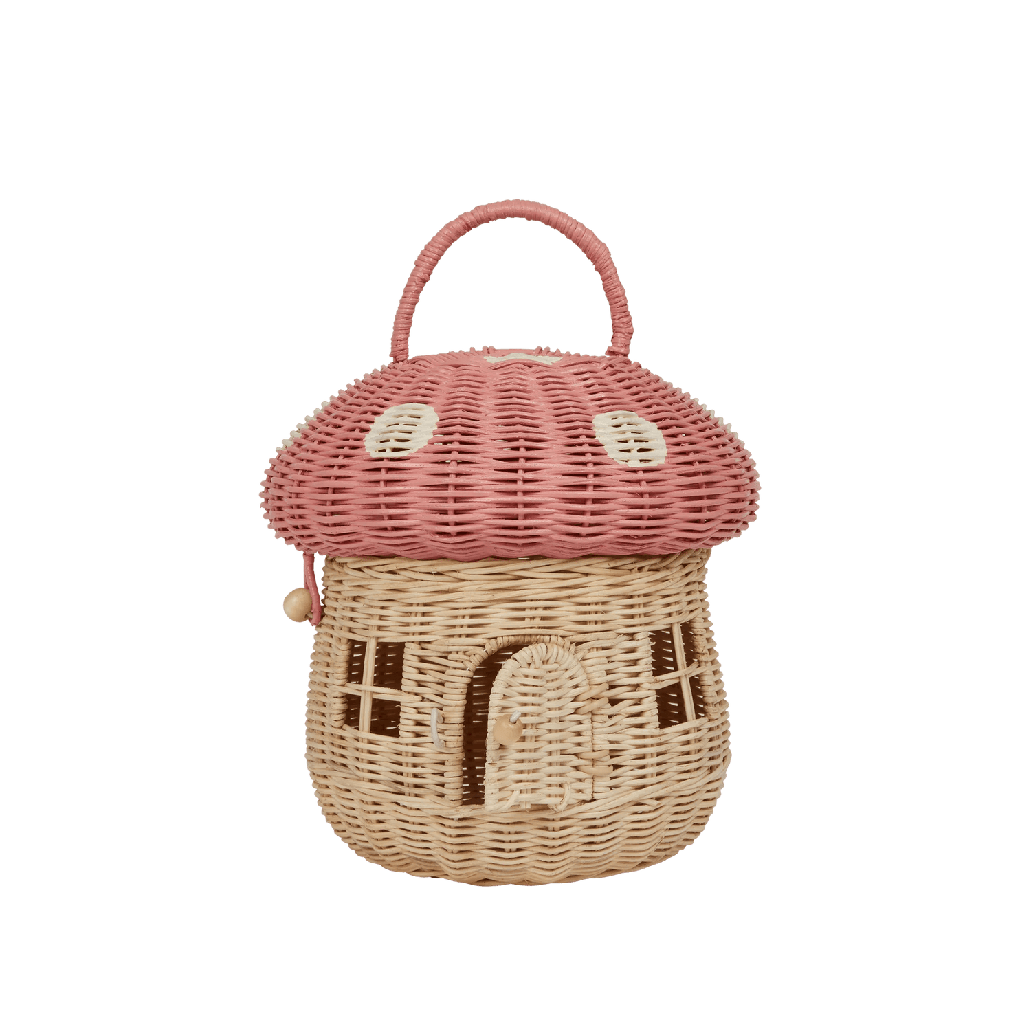 OLLI ELLA | RATTAN MUSHROOM BASKET - MUSK by OLLI ELLA - The Playful Collective