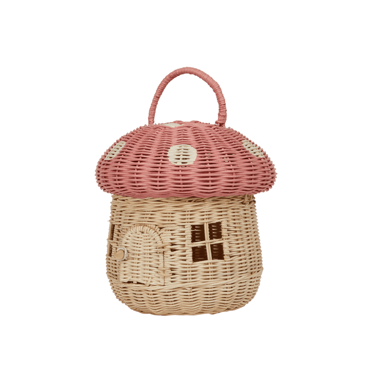 OLLI ELLA | RATTAN MUSHROOM BASKET - MUSK by OLLI ELLA - The Playful Collective