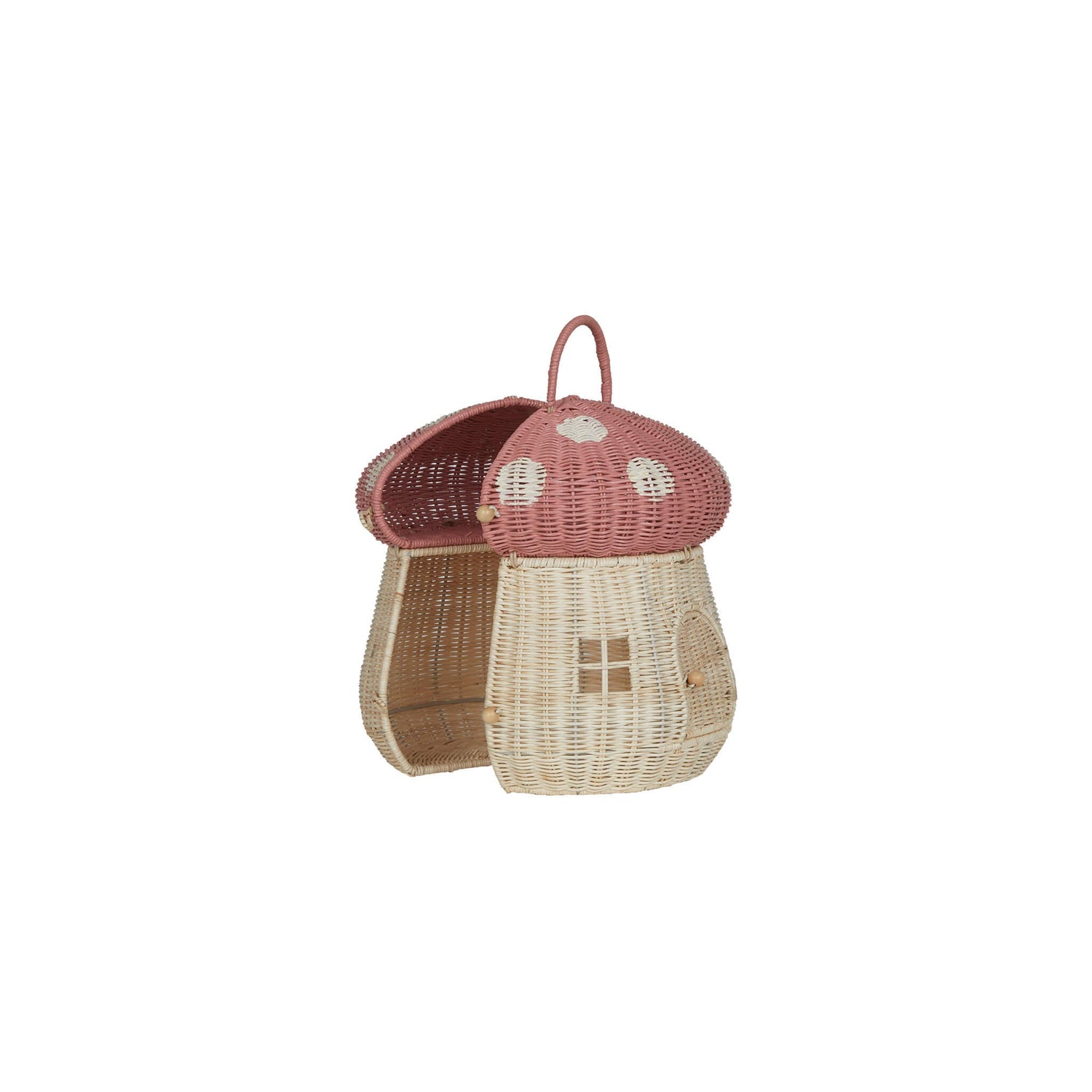 OLLI ELLA | RATTAN MUSHROOM DOLL HOUSE - MUSK *PRE - ORDER* by OLLI ELLA - The Playful Collective