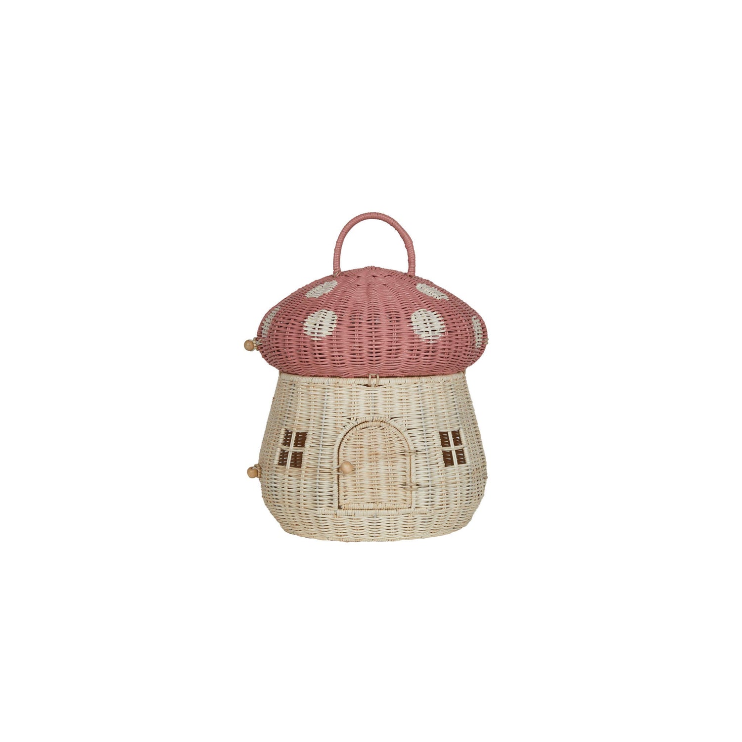 OLLI ELLA | RATTAN MUSHROOM DOLL HOUSE - MUSK *PRE - ORDER* by OLLI ELLA - The Playful Collective