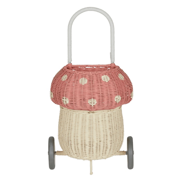 OLLI ELLA | RATTAN MUSHROOM LUGGY - MUSK by OLLI ELLA - The Playful Collective