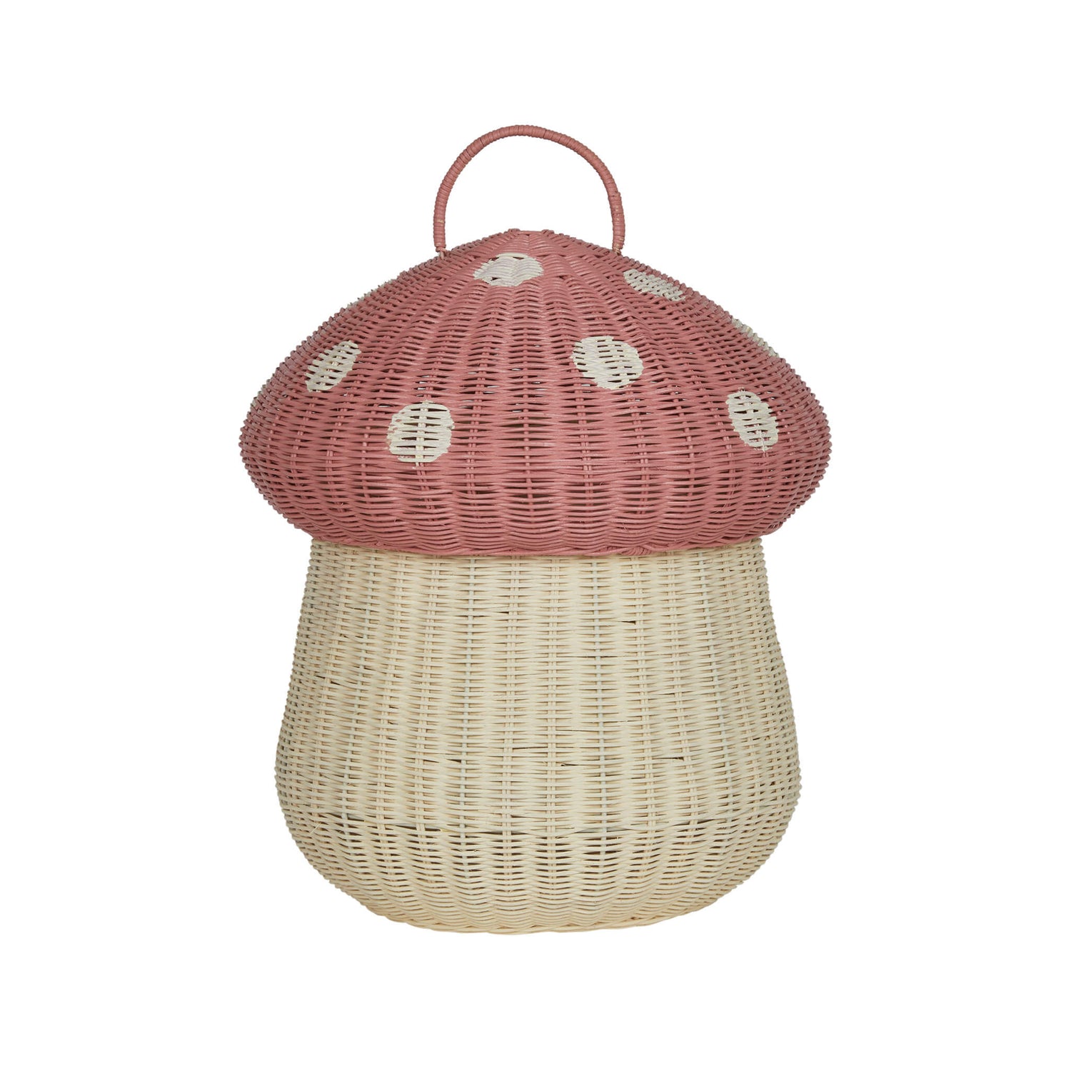 OLLI ELLA | RATTAN MUSHROOM STORAGE BASKET - MUSK *PRE - ORDER* by OLLI ELLA - The Playful Collective