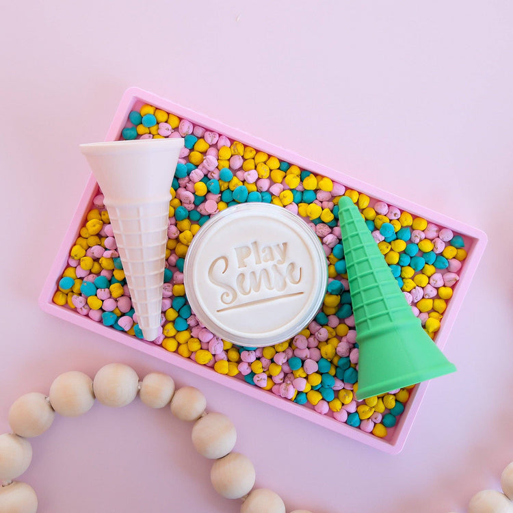 PLAY SENSE | ECO ICE CREAM CONE - BEIGE by PLAY SENSE - The Playful Collective