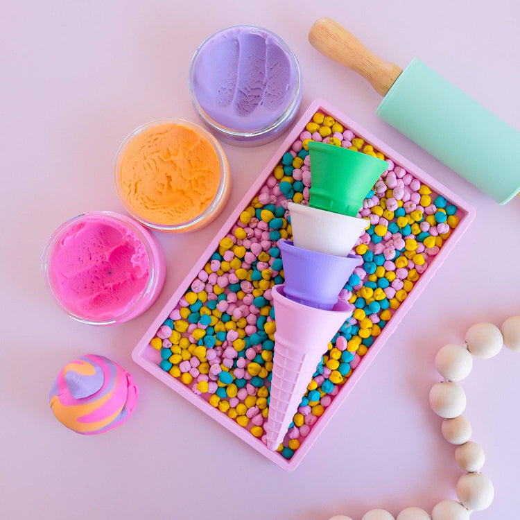 PLAY SENSE | ECO ICE CREAM CONE - GREEN by PLAY SENSE - The Playful Collective