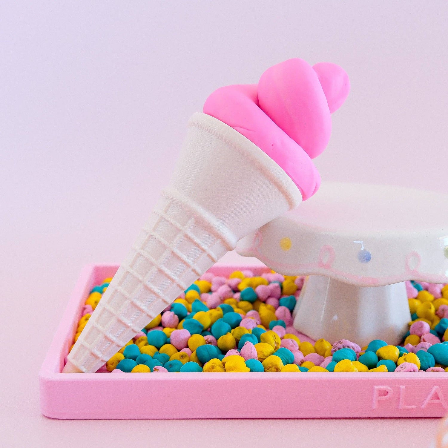 PLAY SENSE | ECO ICE CREAM CONE - GREEN by PLAY SENSE - The Playful Collective